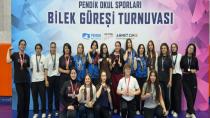 Pendik Okul Sporları Bilek Güreşi Turnuvası Tamamlandı...